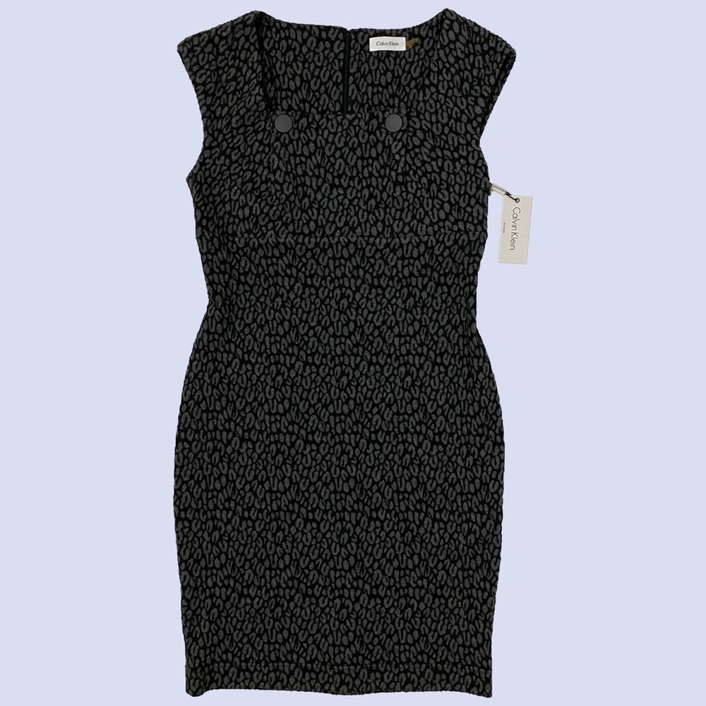 Vintage Calvin Klein Leopard Dress NWT MSRP $139🐆